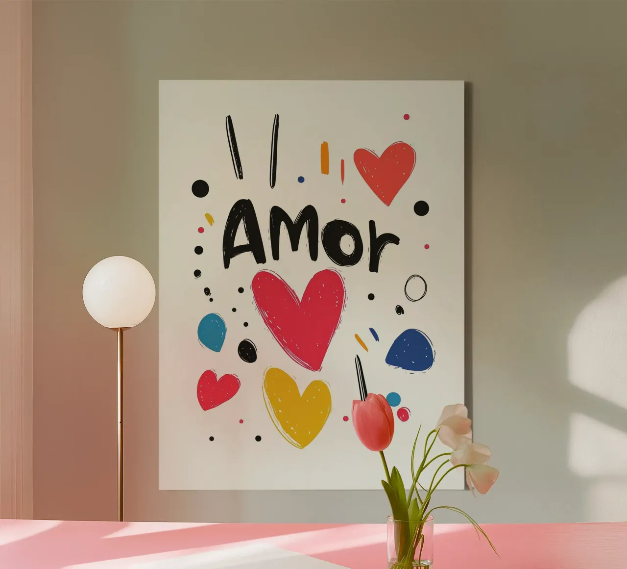 Amor canvas by Art Typo Essentiel