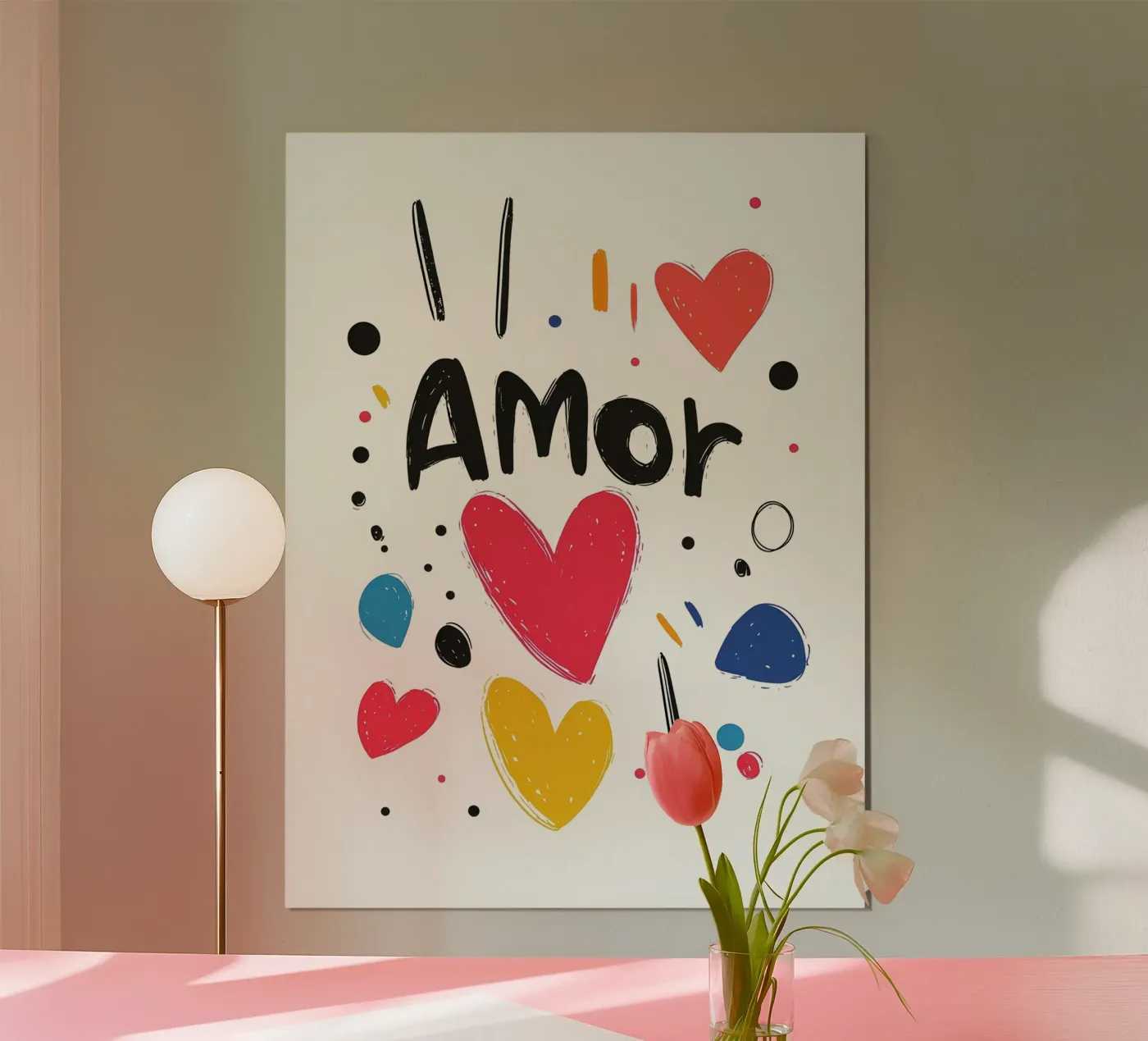 Amor Poster von Art Typo Essentiel