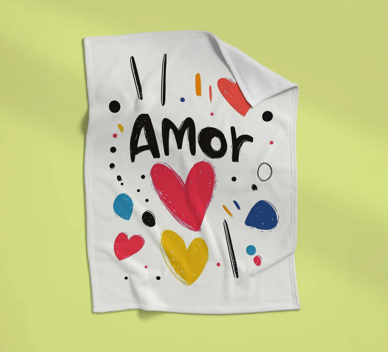 Amor Fleecedecke von Art Typo Essentiel