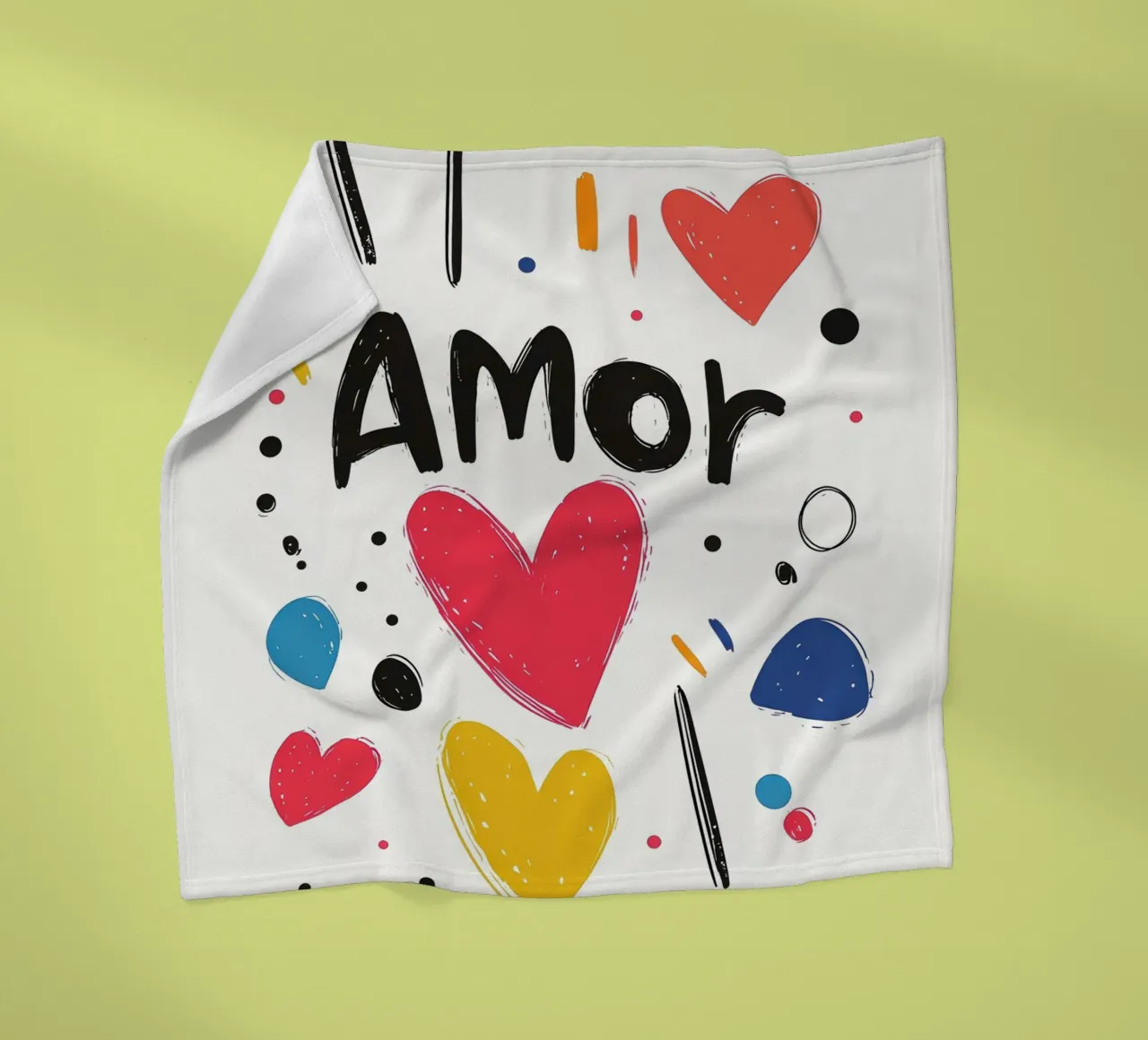 Amor Fleecedecke von Art Typo Essentiel