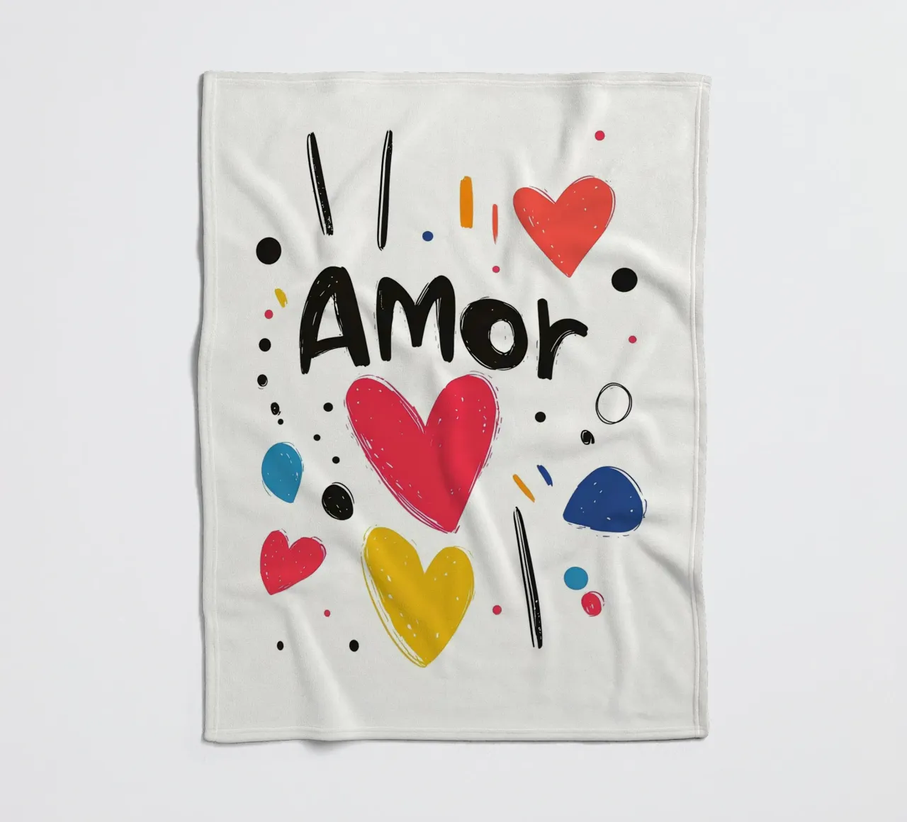 Amor Fleecedecke von Art Typo Essentiel
