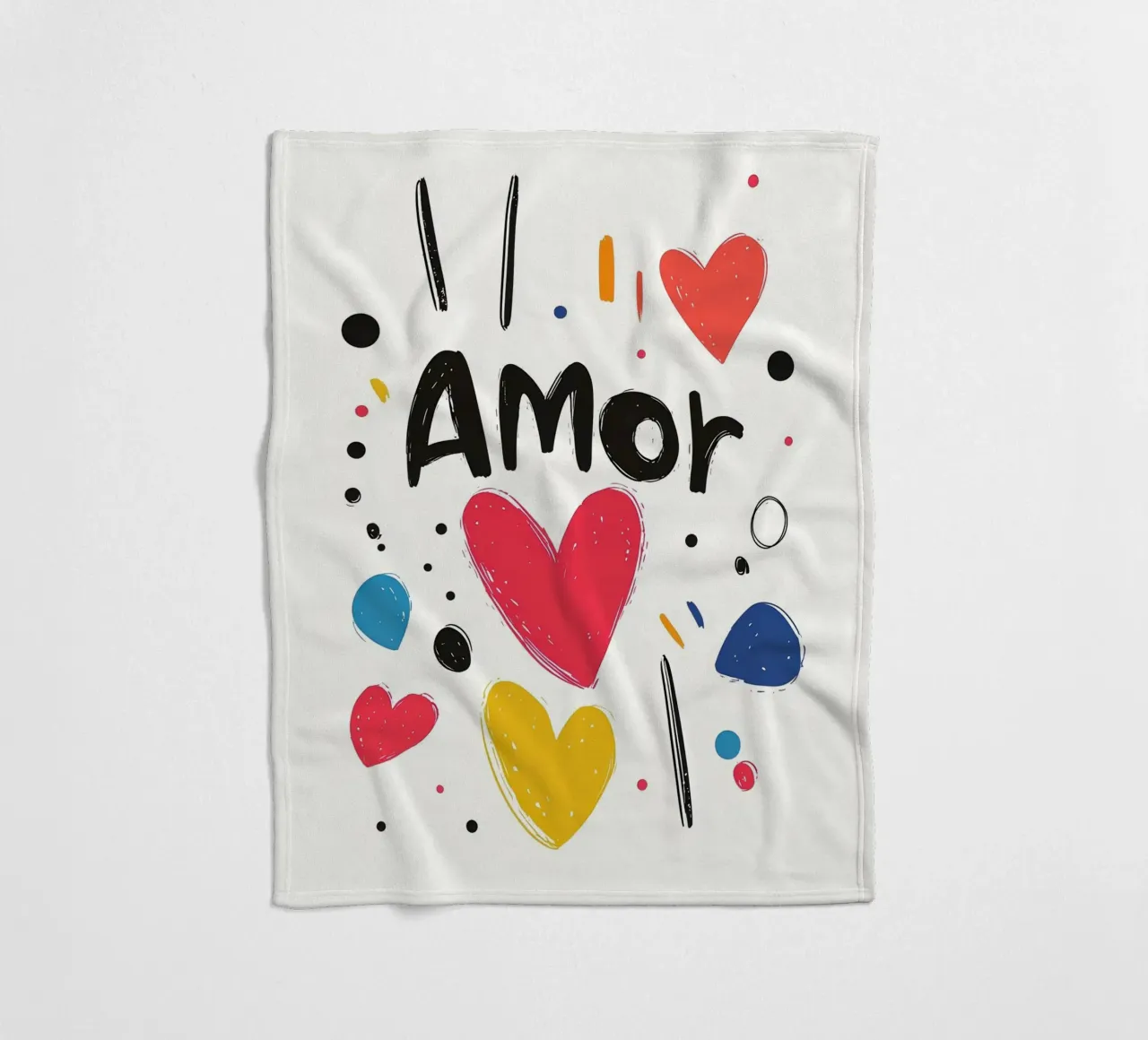 Amor Fleecedecke von Art Typo Essentiel