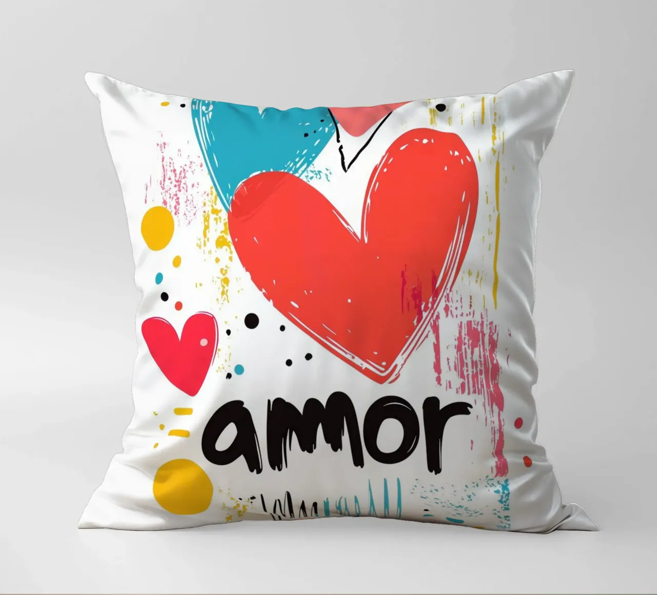 Amore colorato cuscino da Art Typo Essentiel
