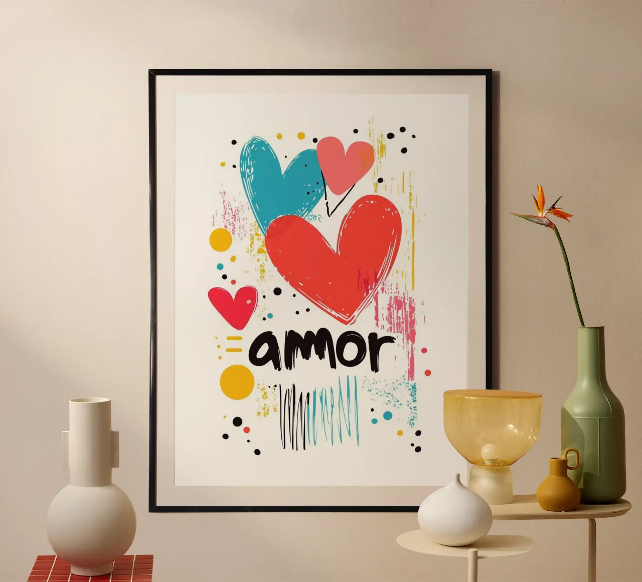 Amore colorato carta hahnemühle da Art Typo Essentiel