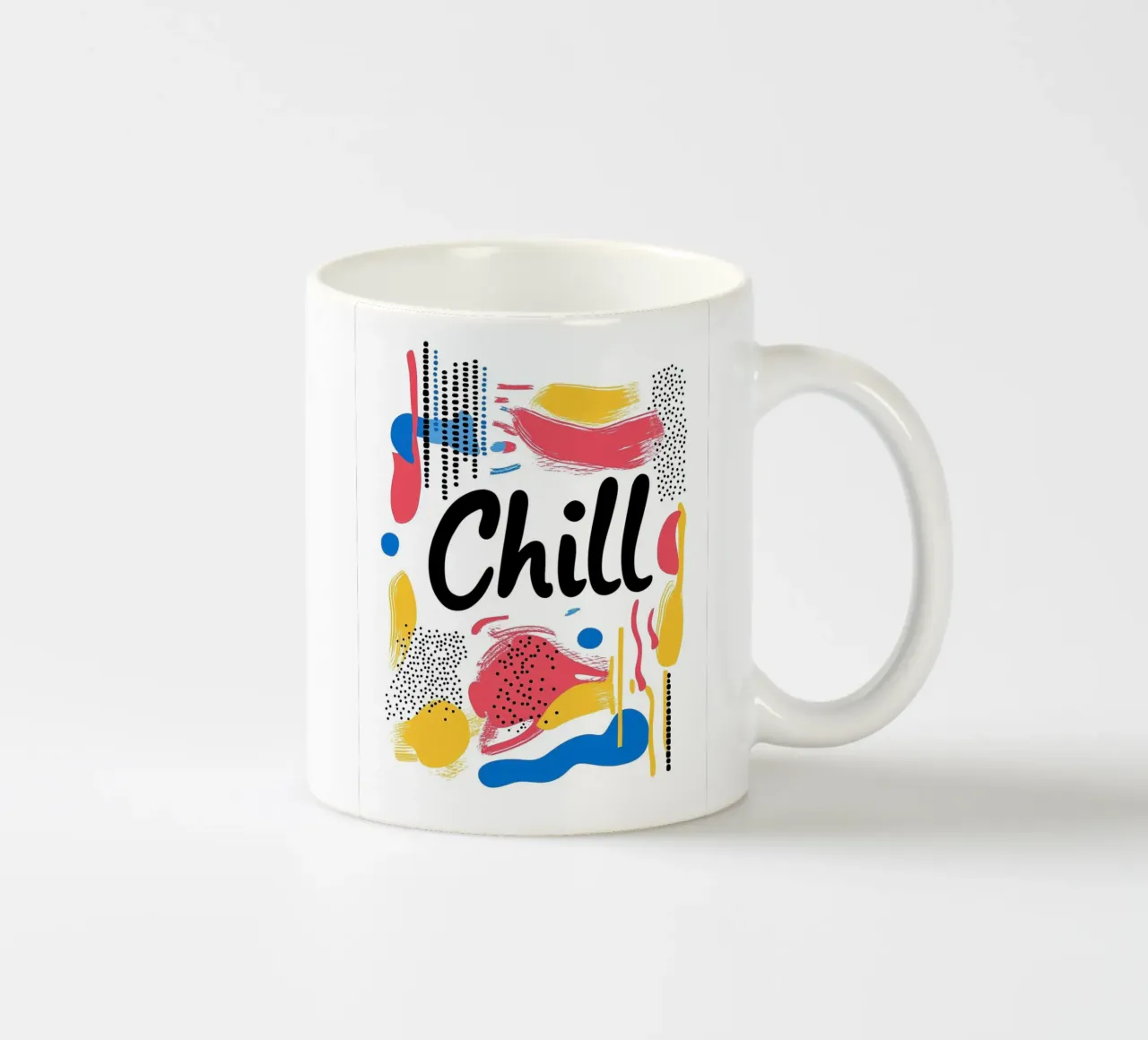 Rilassamento grafico "Chill tazza in ceramica da Art Typo Essentiel