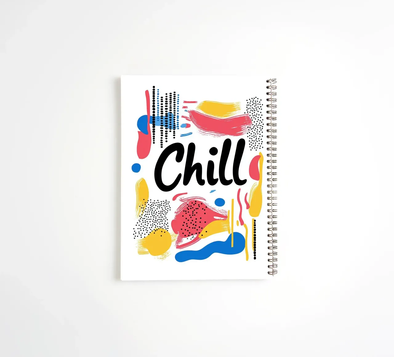Chill" graphic relaxation spiral notebook by Art Typo Essentiel