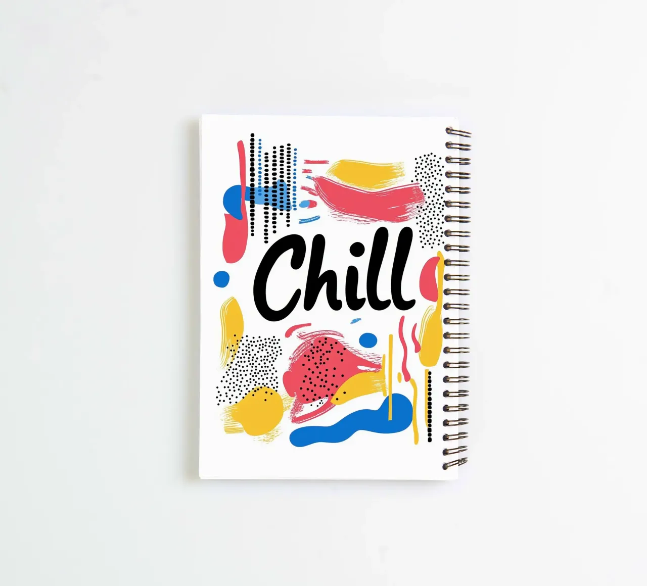 Chill" graphic relaxation spiral notebook by Art Typo Essentiel