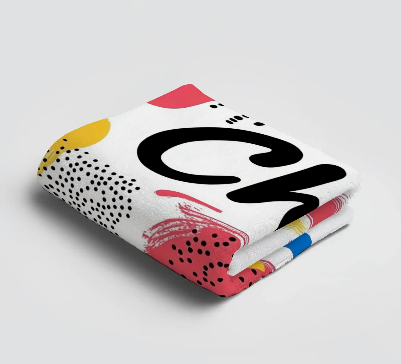 Rilassamento grafico "Chill asciugamano da bagno da Art Typo Essentiel
