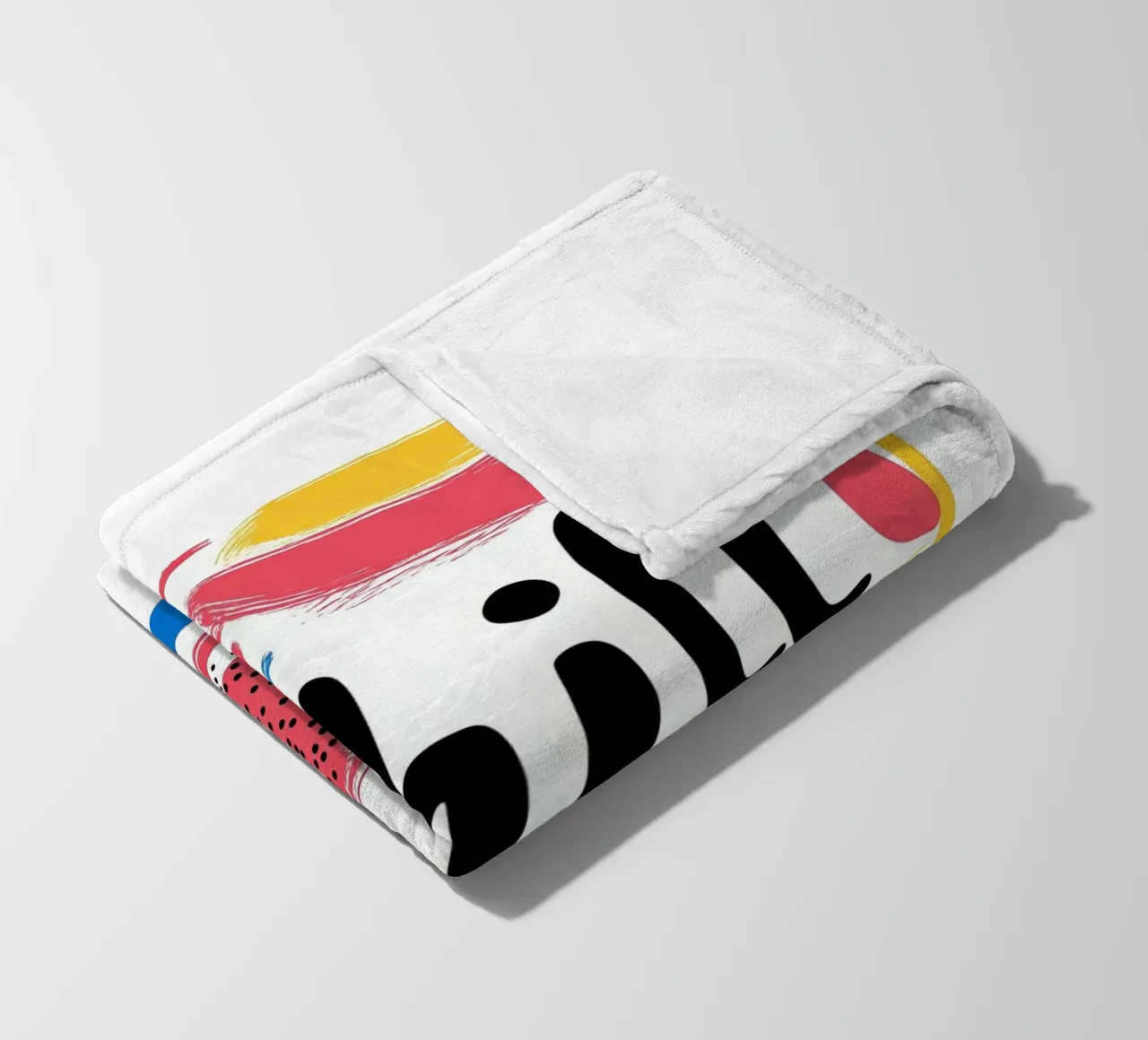 Rilassamento grafico "Chill coperta in pile da Art Typo Essentiel