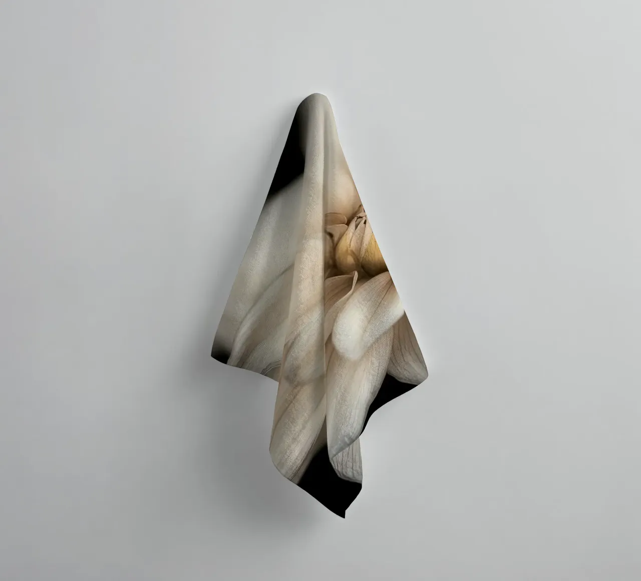 Fleur dans les tons chauds serviette de bain de Imagine