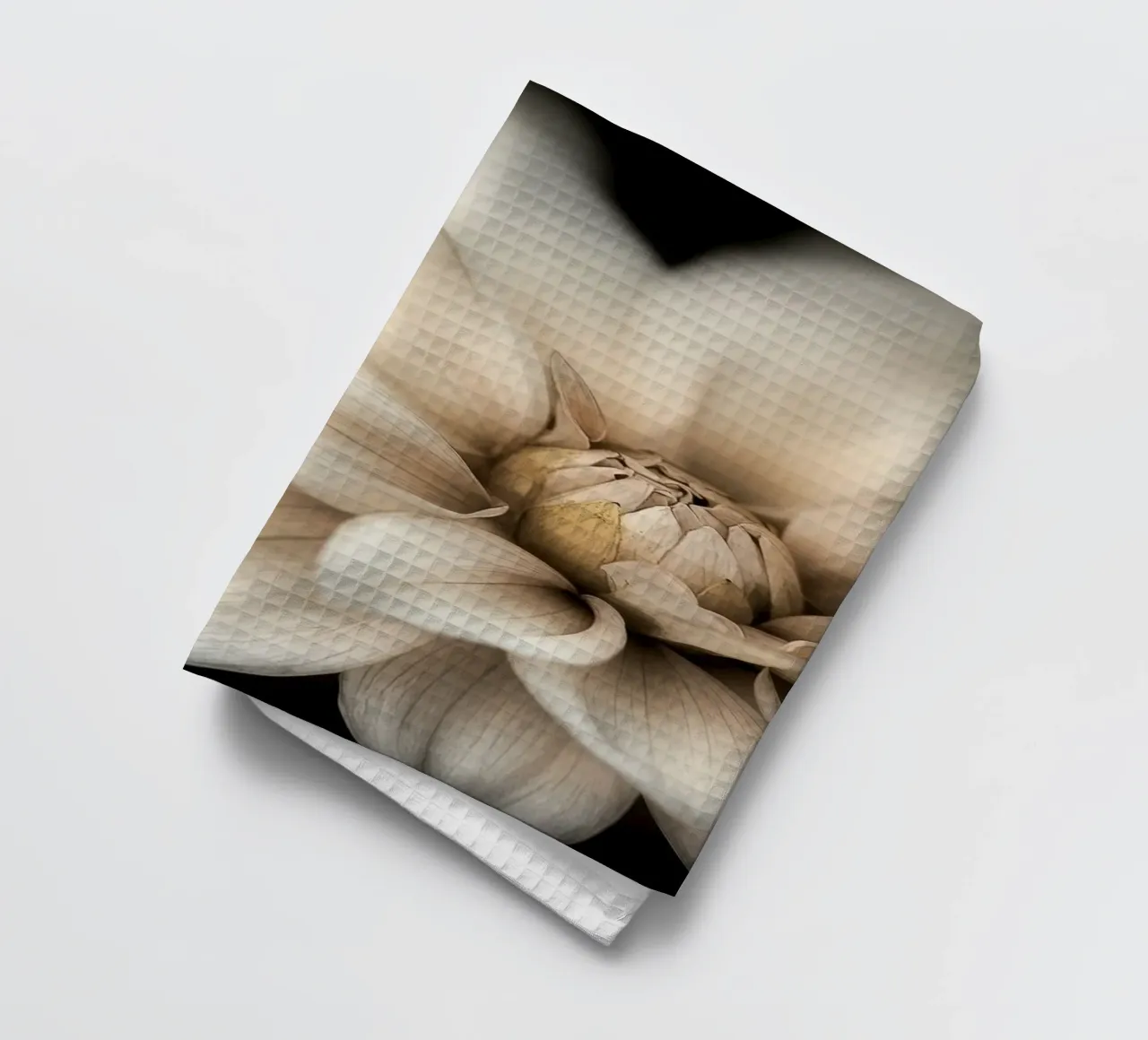 Fleur dans les tons chauds torchon de Imagine