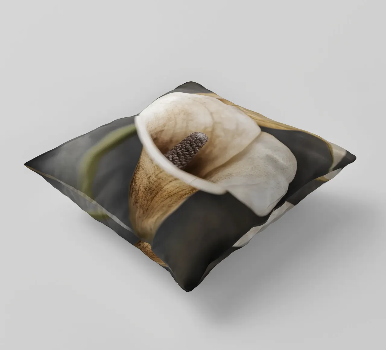 Fiore beige alium cuscino da Imagine