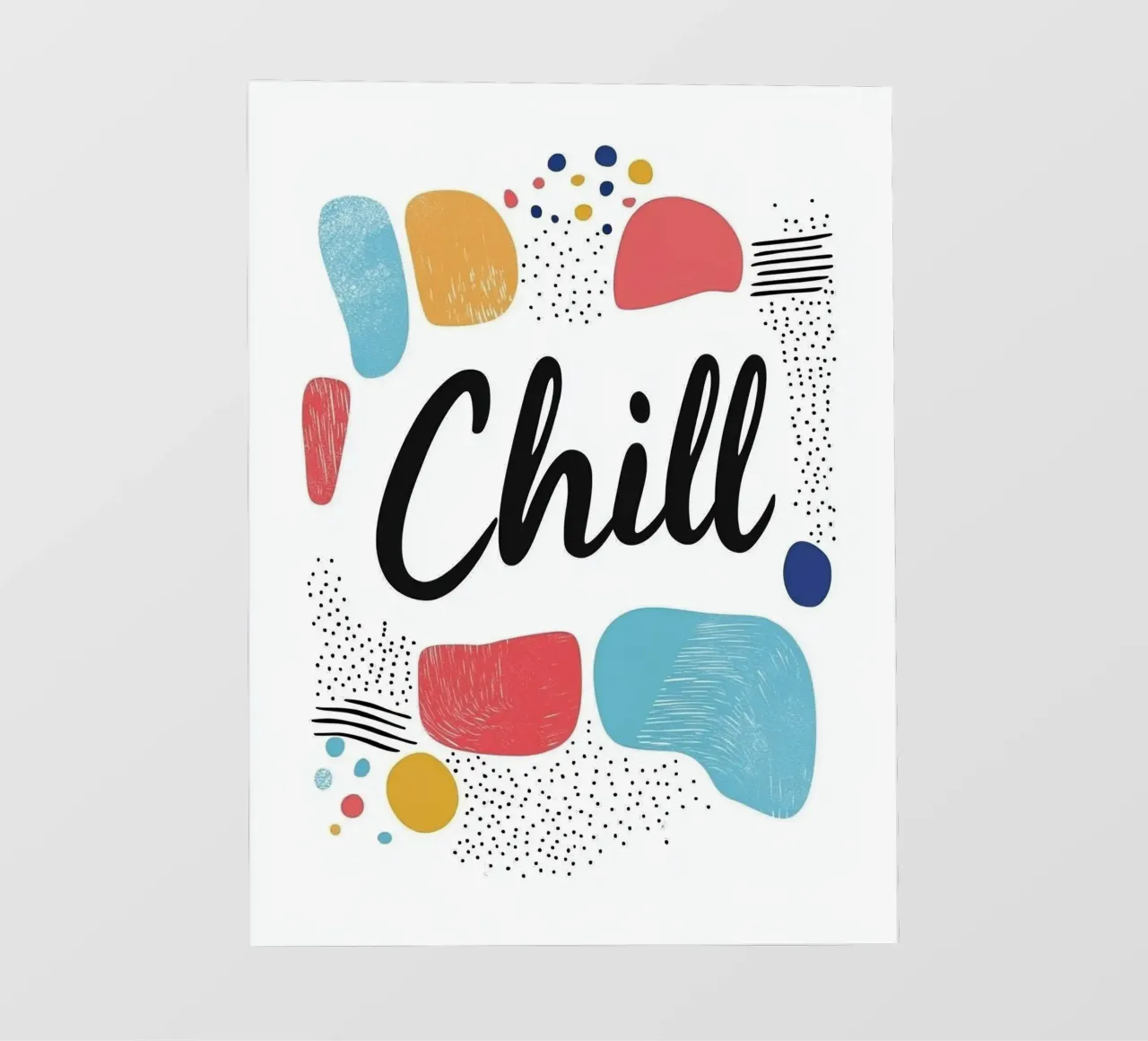 Chill - Design colorato e astratto pellicola backlit da Art Typo Essentiel