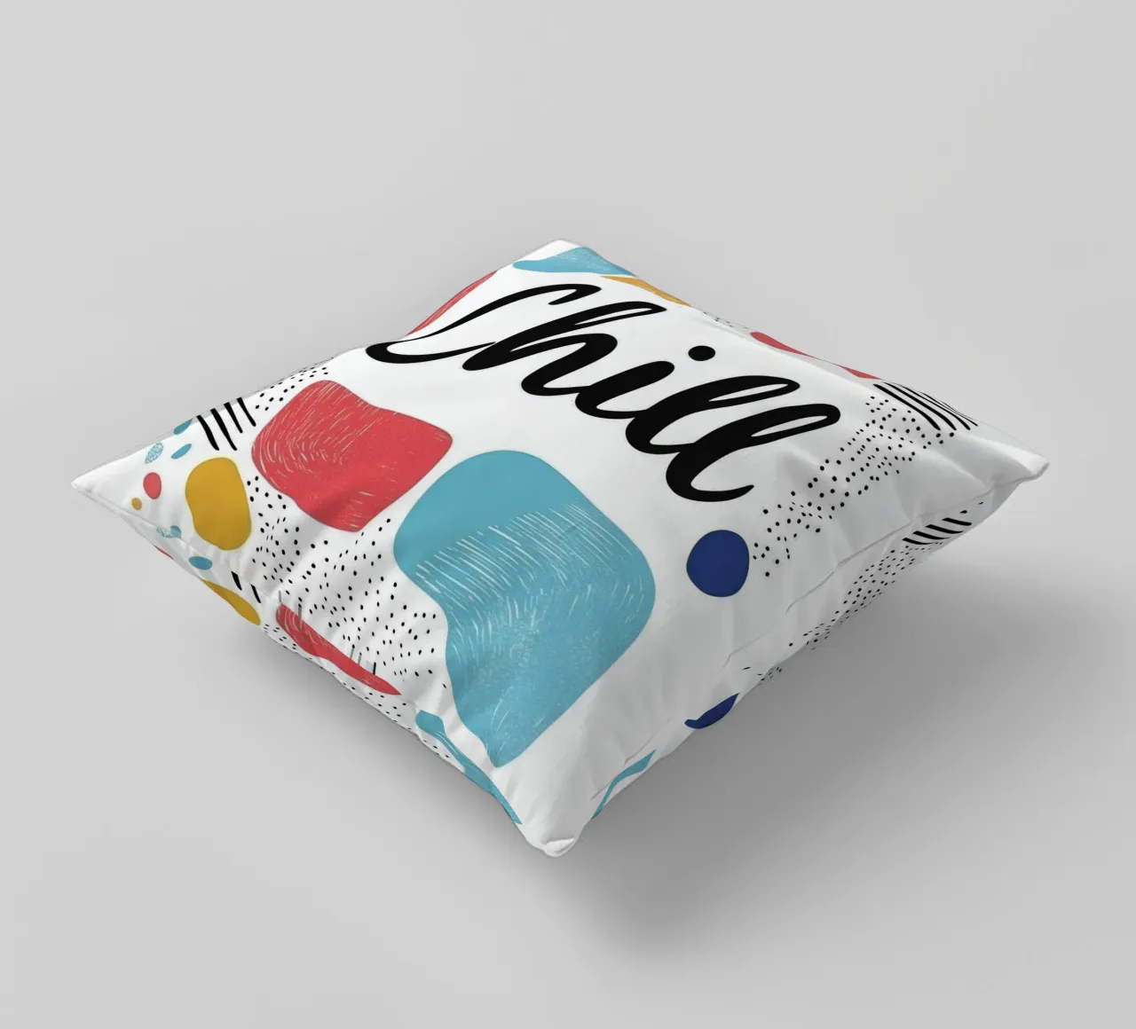 Chill - Design colorato e astratto cuscino da Art Typo Essentiel