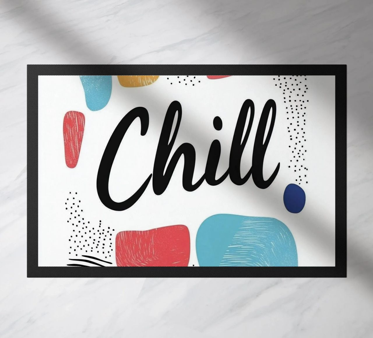 Chill - Design colorato e astratto zerbino da Art Typo Essentiel