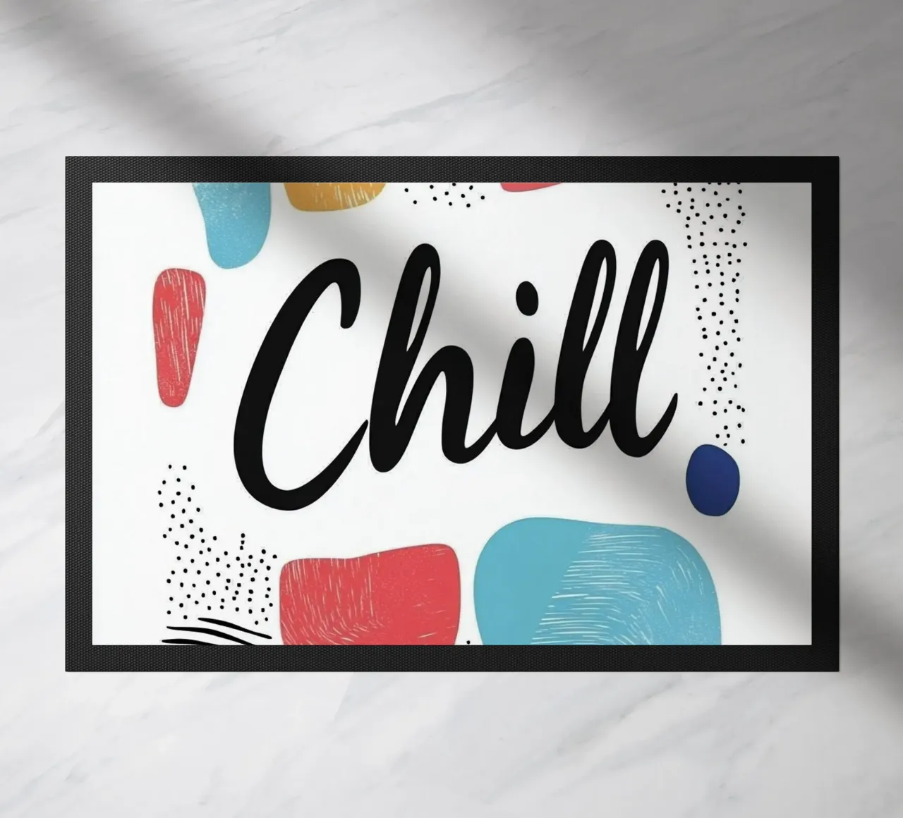 Chill - Design colorato e astratto zerbino da Art Typo Essentiel