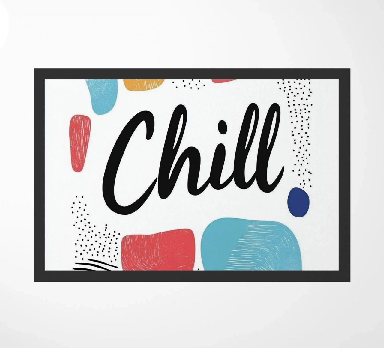Chill - Design colorato e astratto zerbino da Art Typo Essentiel