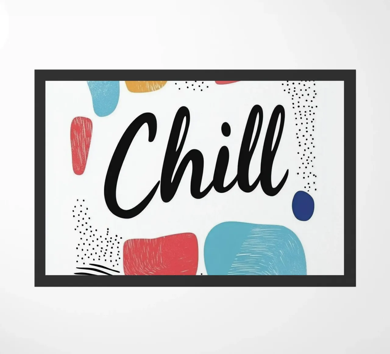 Chill - Design colorato e astratto zerbino da Art Typo Essentiel