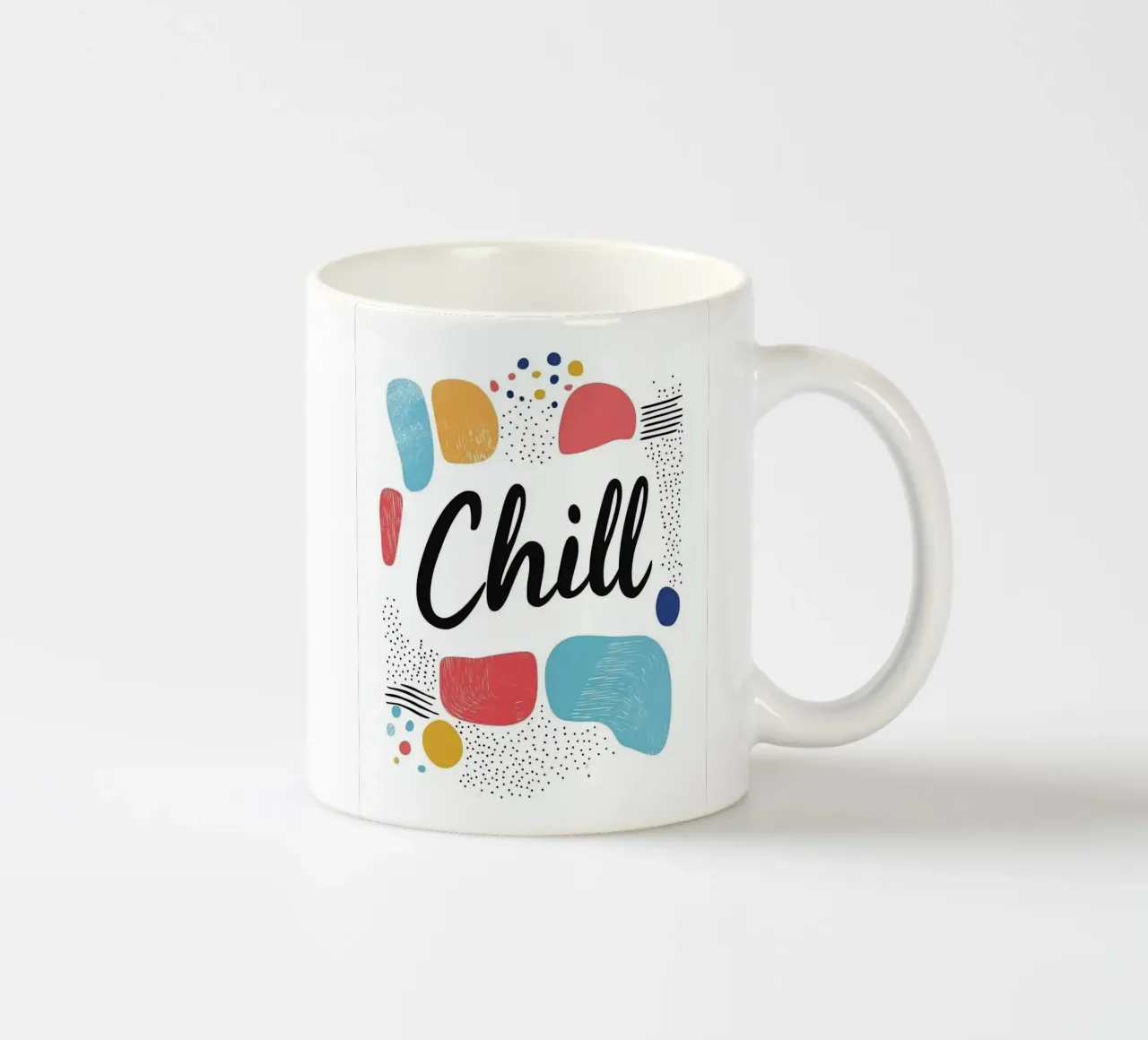 Chill - Design colorato e astratto tazza in ceramica da Art Typo Essentiel
