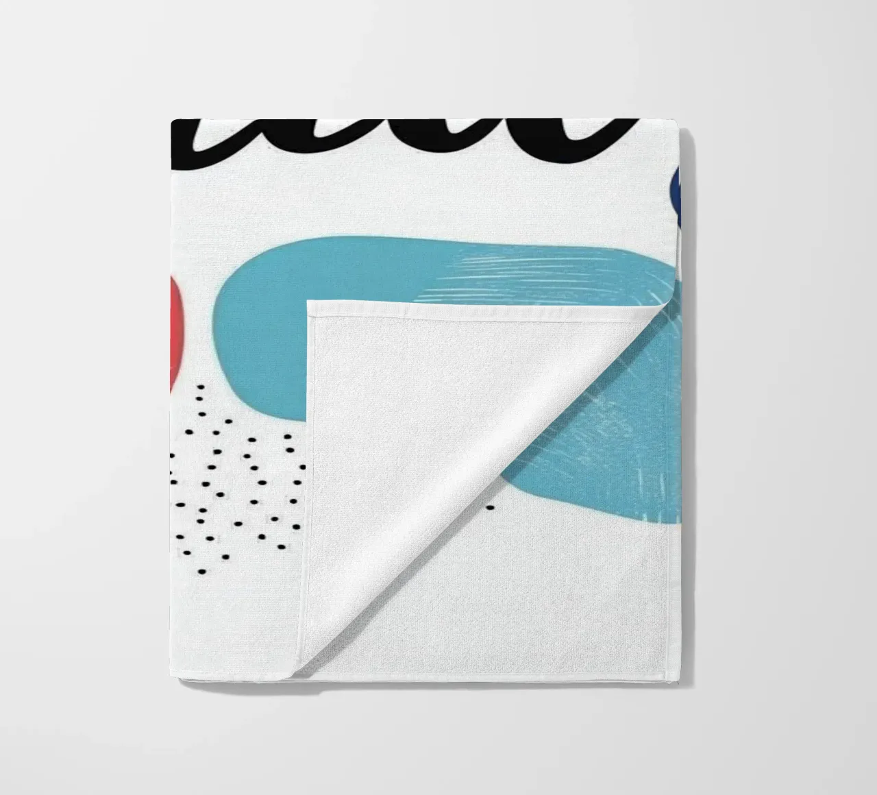 Chill - Design colorato e astratto telo mare da Art Typo Essentiel