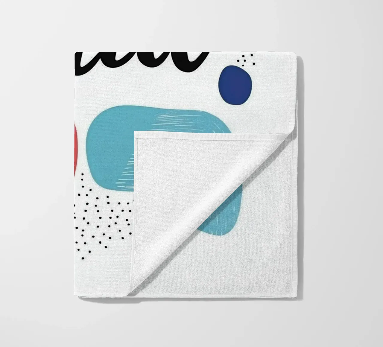 Chill - Design colorato e astratto telo mare da Art Typo Essentiel