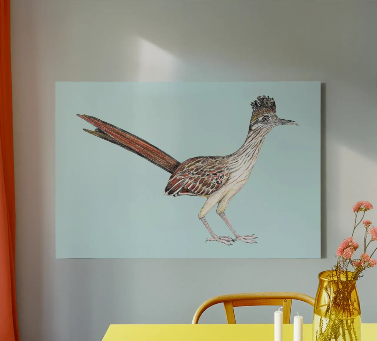 Roadrunner canvas by BwiseLizzy