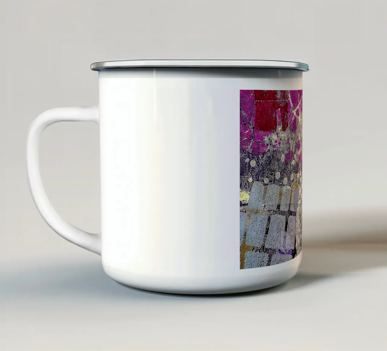 Magenta Dreams tazza in smalto da Edenart