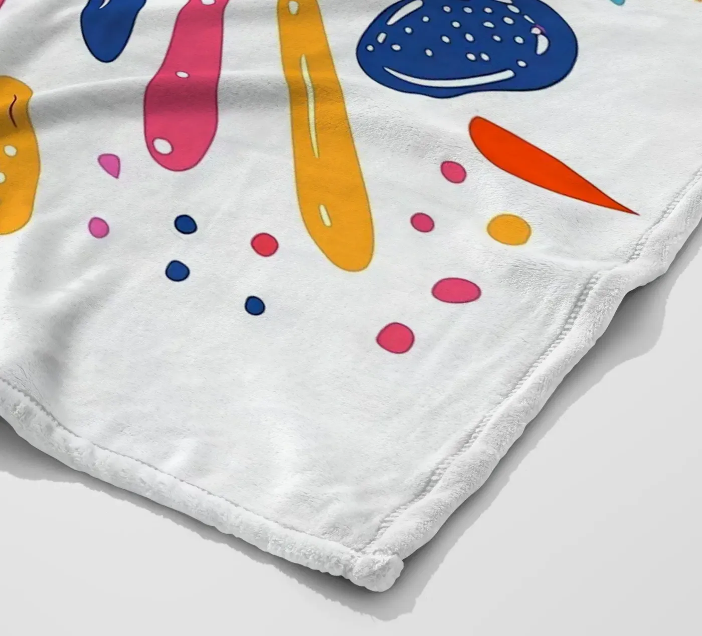 Disco-Vibes Fleecedecke von Art Typo Essentiel