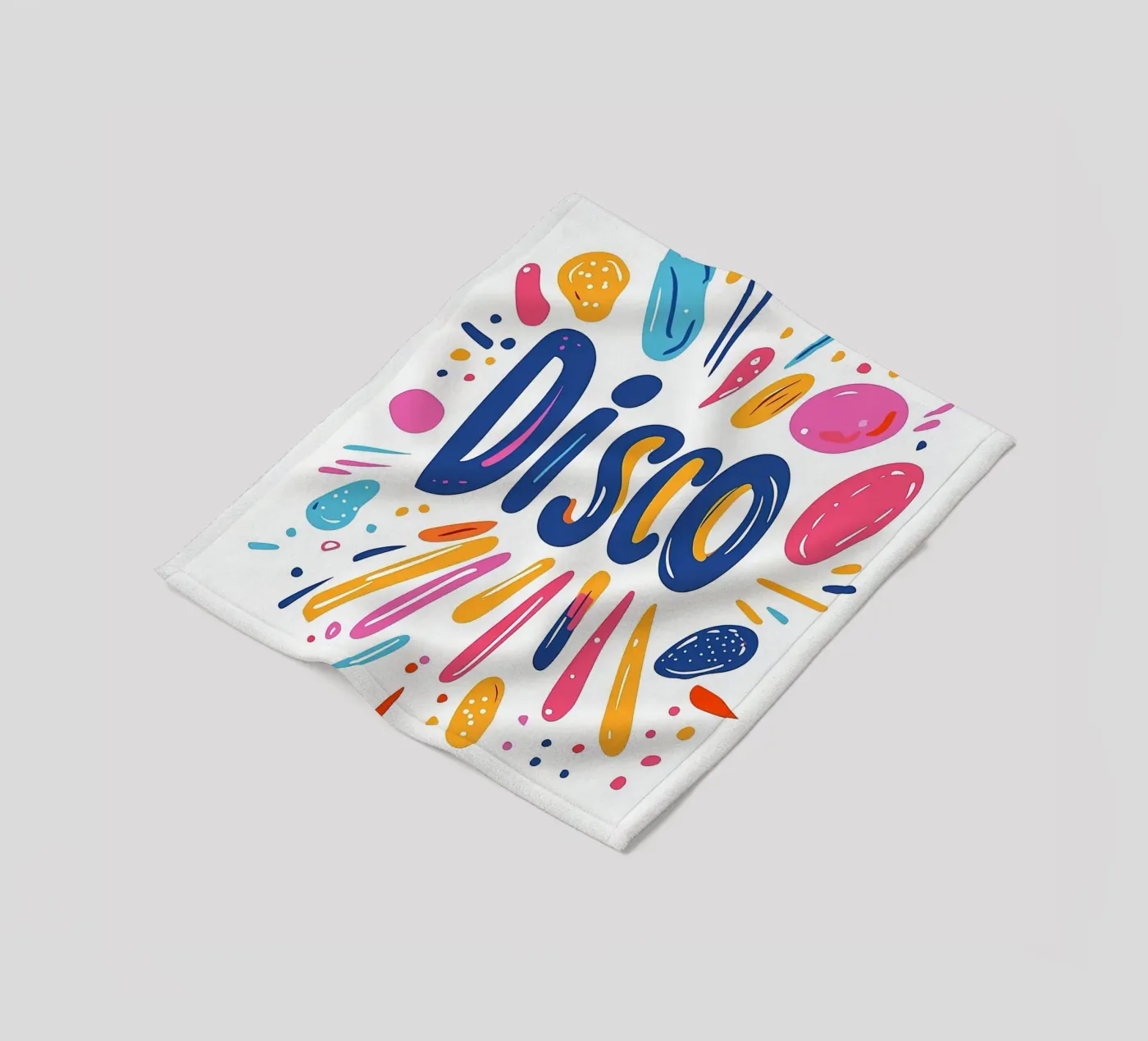 Disco-Vibes Fleecedecke von Art Typo Essentiel