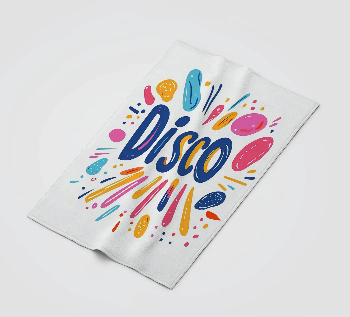Disco-Vibes Fleecedecke von Art Typo Essentiel