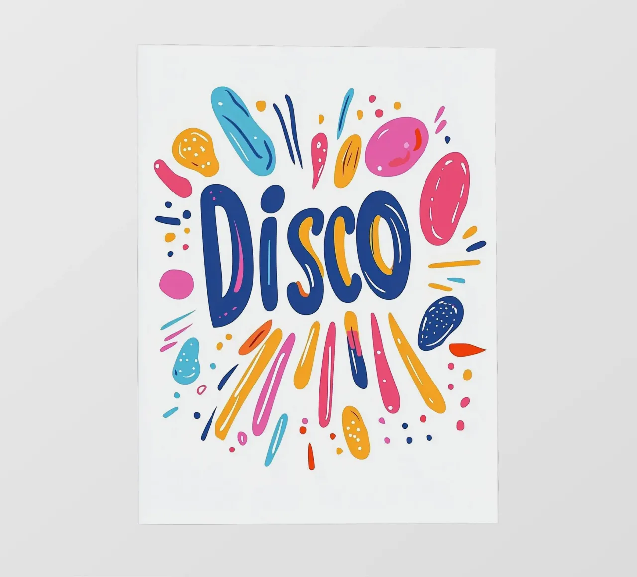 Disco Vibes telo in pvc da Art Typo Essentiel