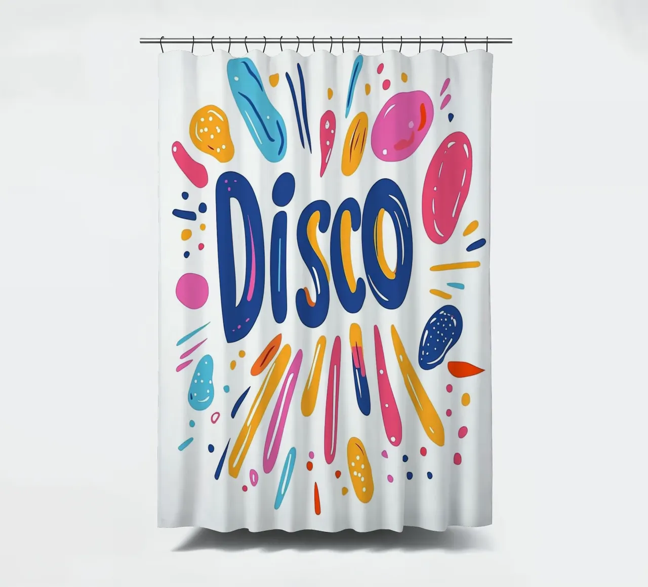 Disco Vibes tenda da doccia da Art Typo Essentiel
