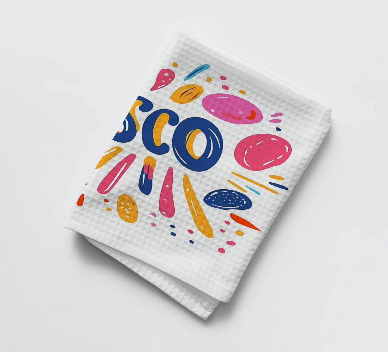 Disco Vibes canovaccio da cucina da Art Typo Essentiel