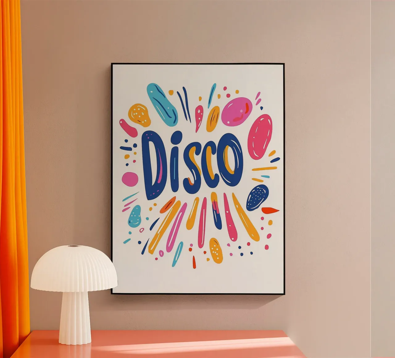 Disco Vibes plexiglass da Art Typo Essentiel