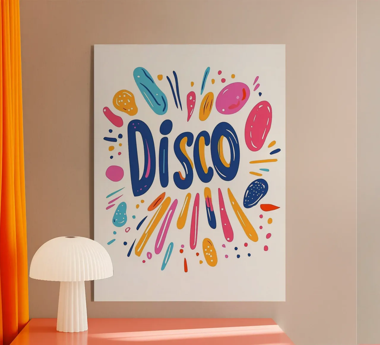 Disco Vibes plexiglass da Art Typo Essentiel