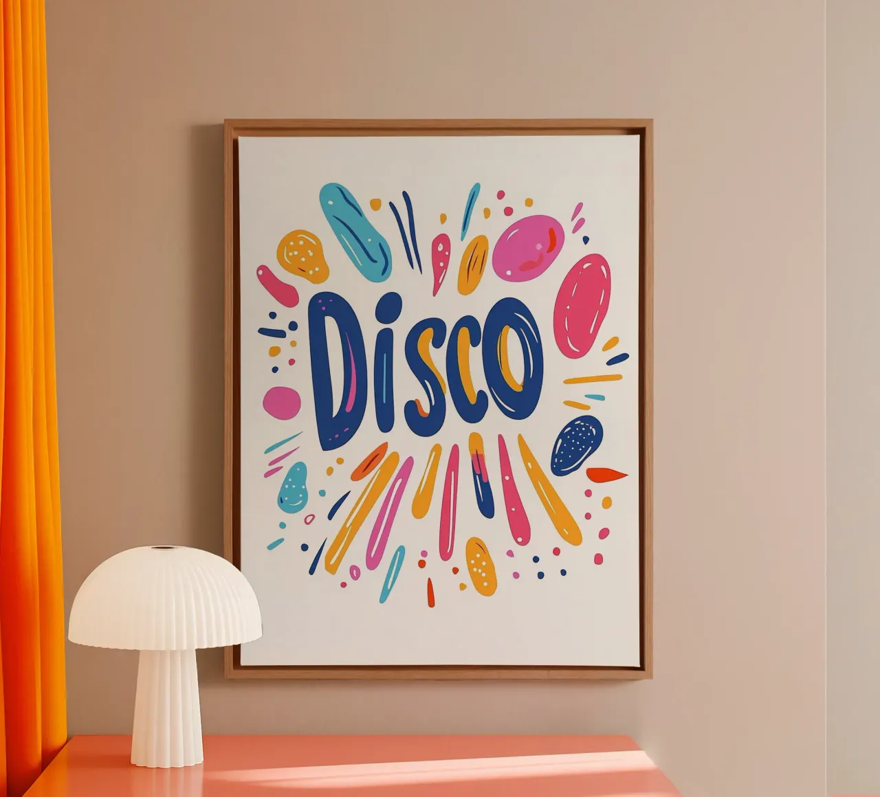 Disco Vibes tela da Art Typo Essentiel