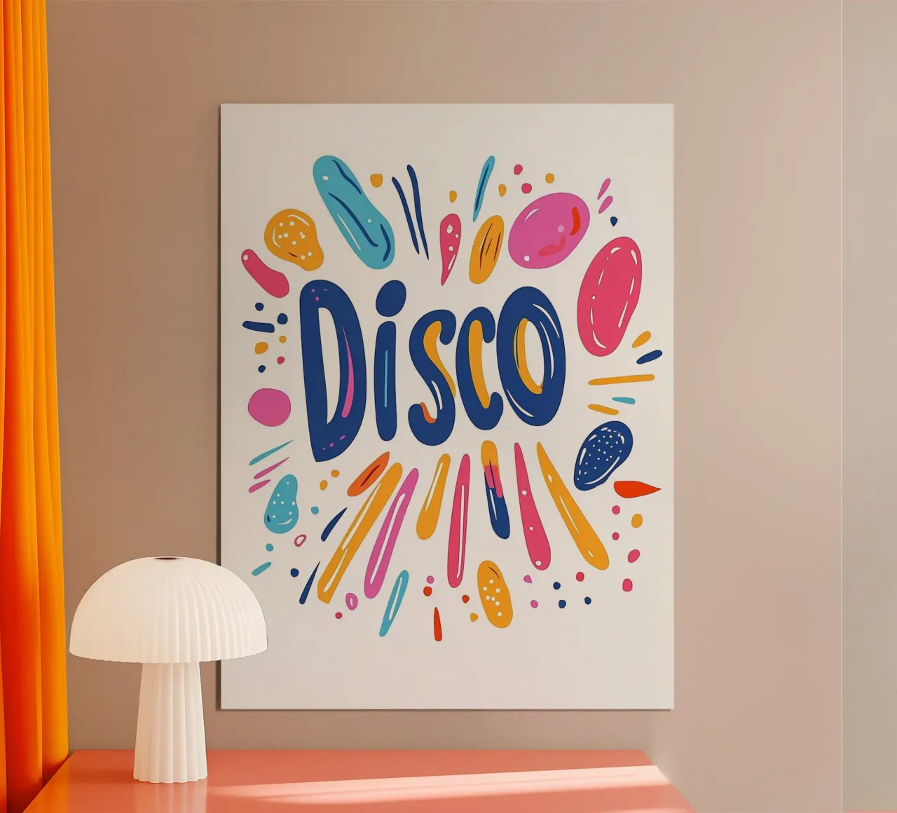 Disco Vibes poster da Art Typo Essentiel