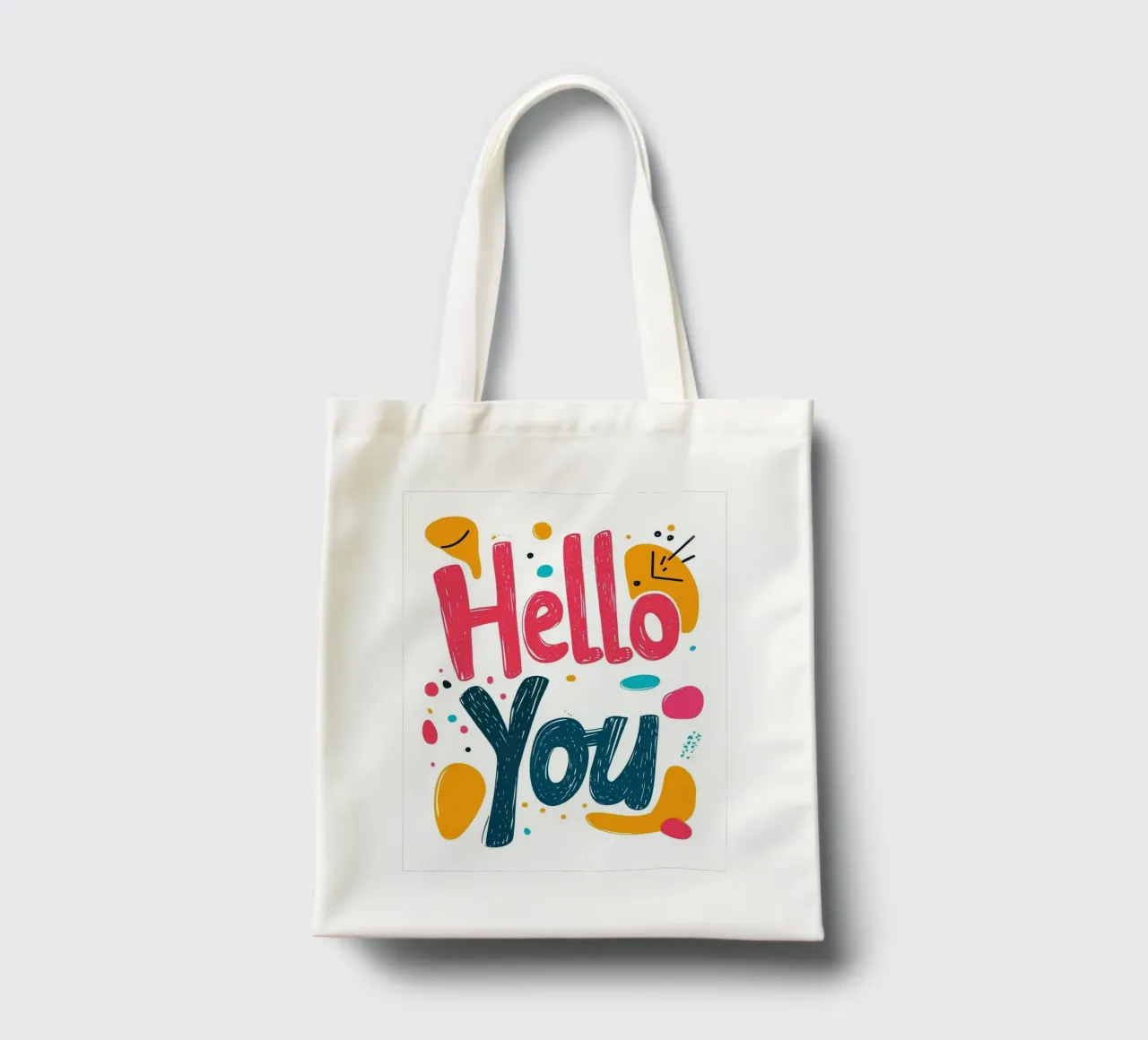 Hello You - 1 borsa in juta da Art Typo Essentiel