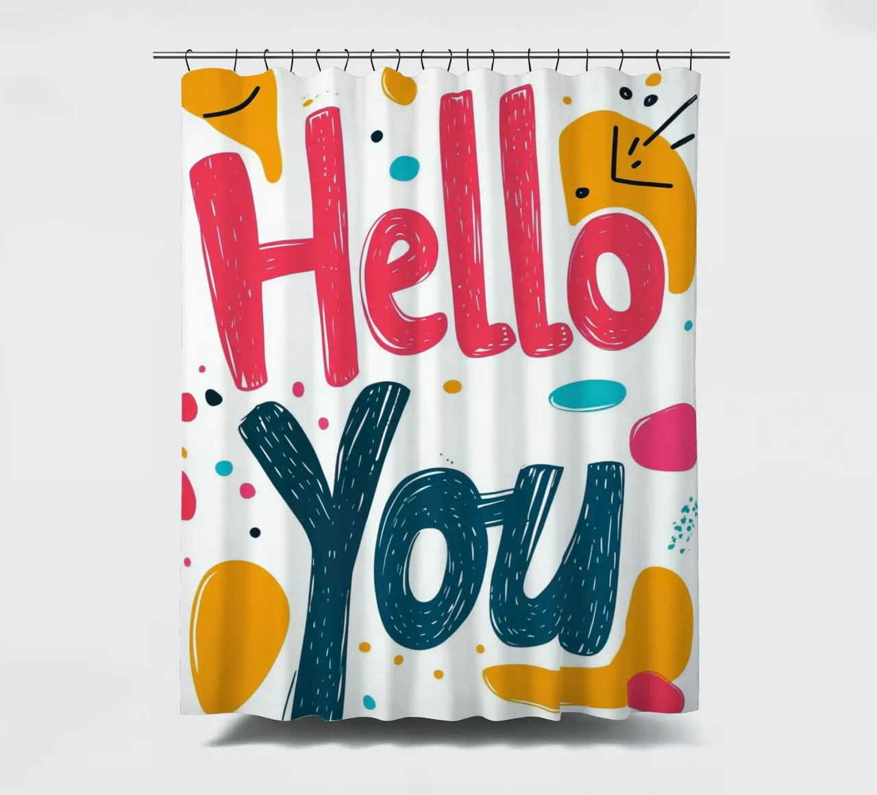 Hello You - 1 tenda da doccia da Art Typo Essentiel