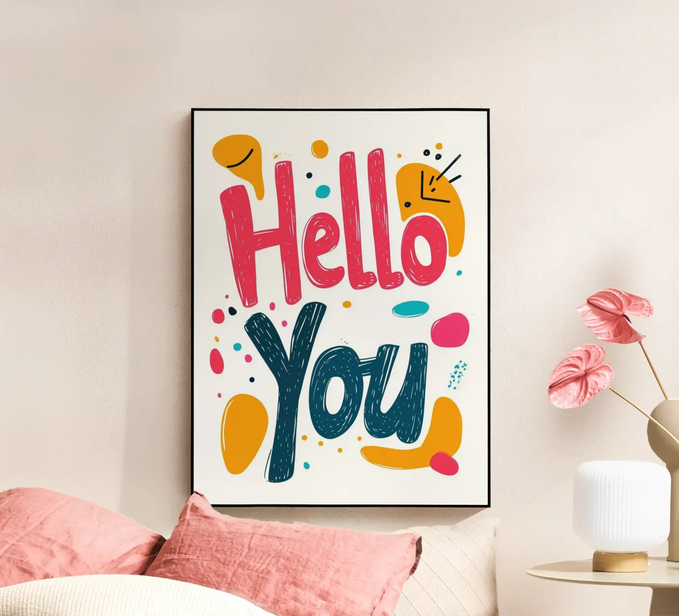 Hello You - 1 plexiglass da Art Typo Essentiel