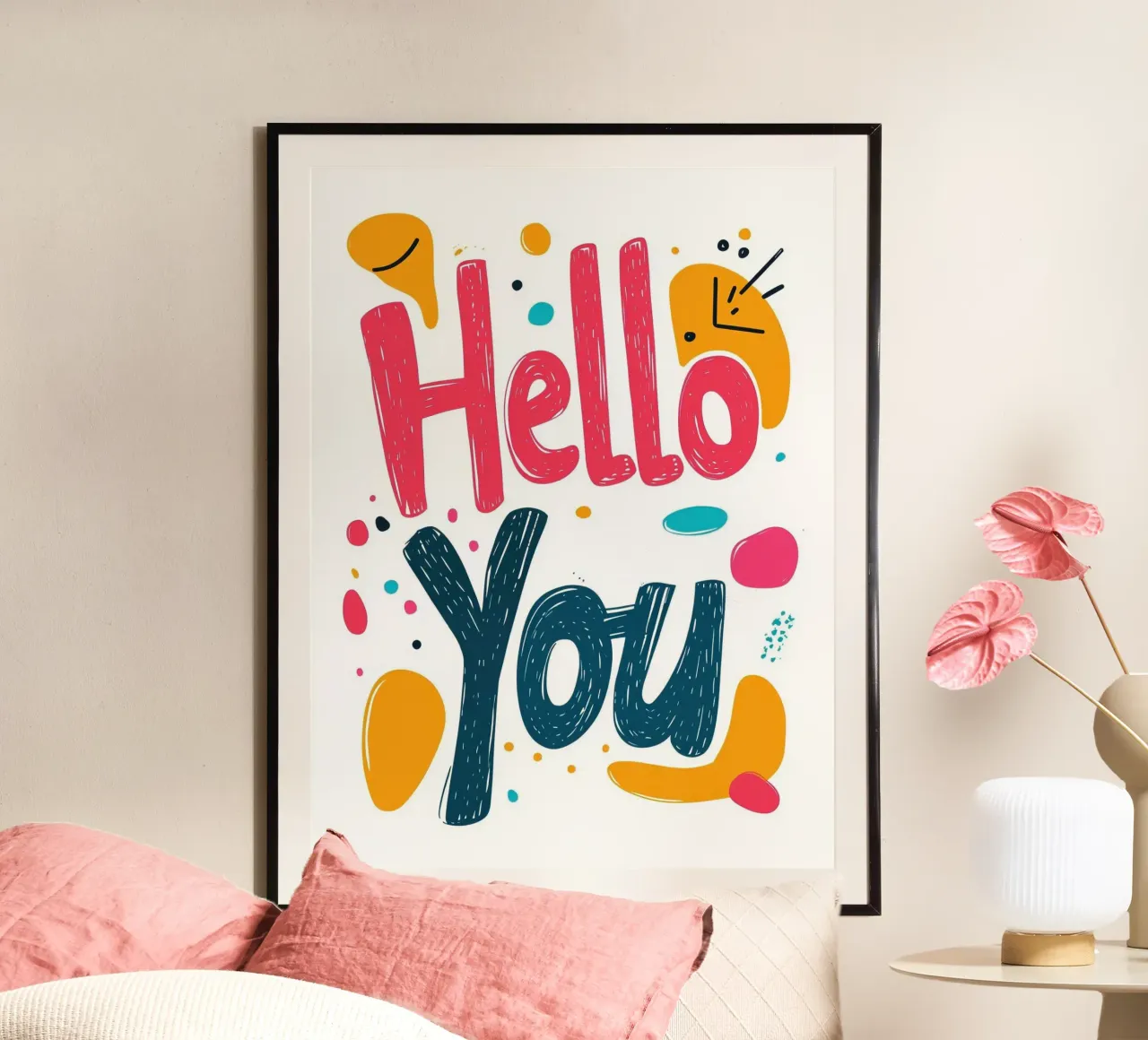 Hello You - 1 poster da Art Typo Essentiel