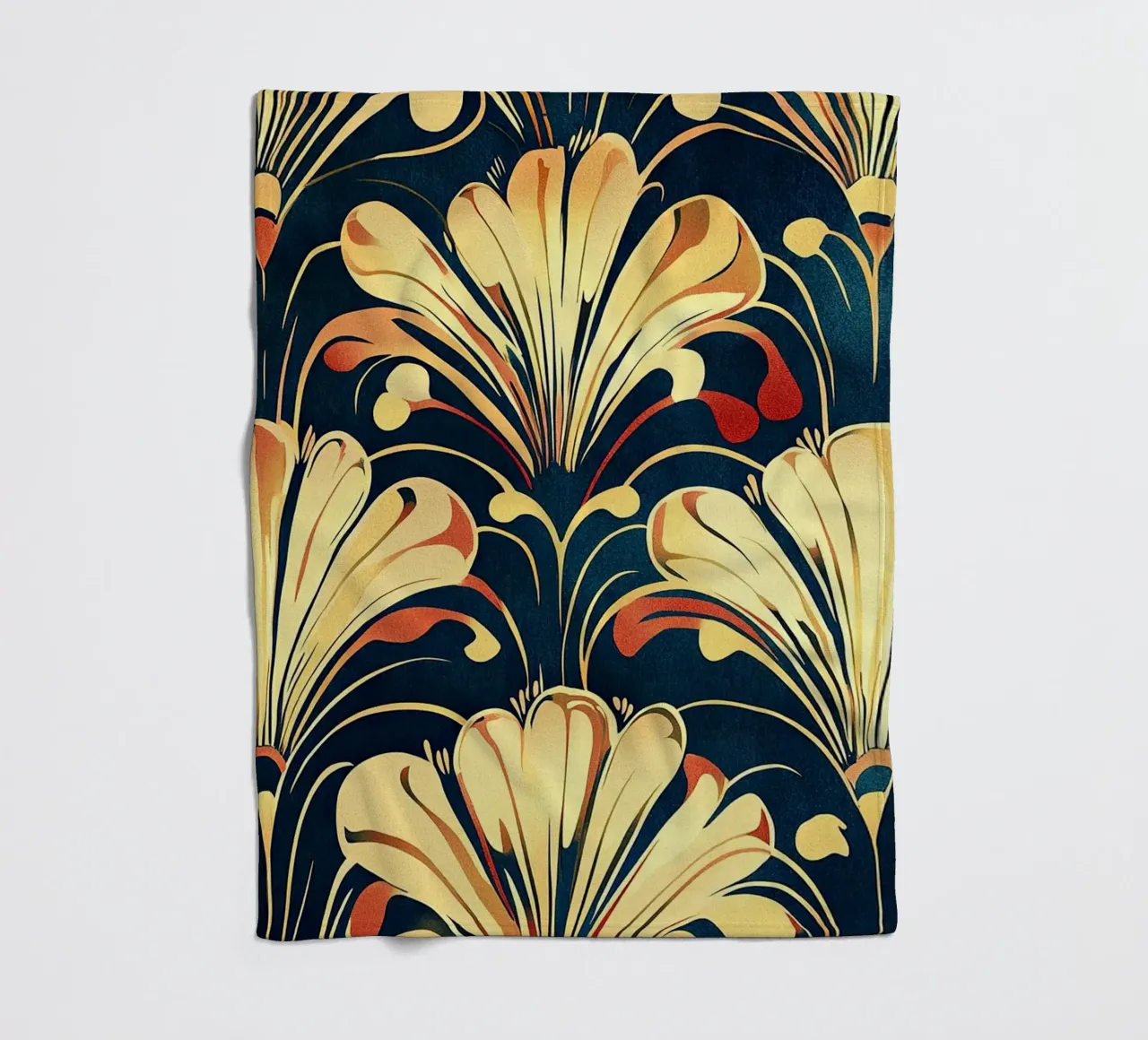 Art Deco fleece blanket by Golden Era