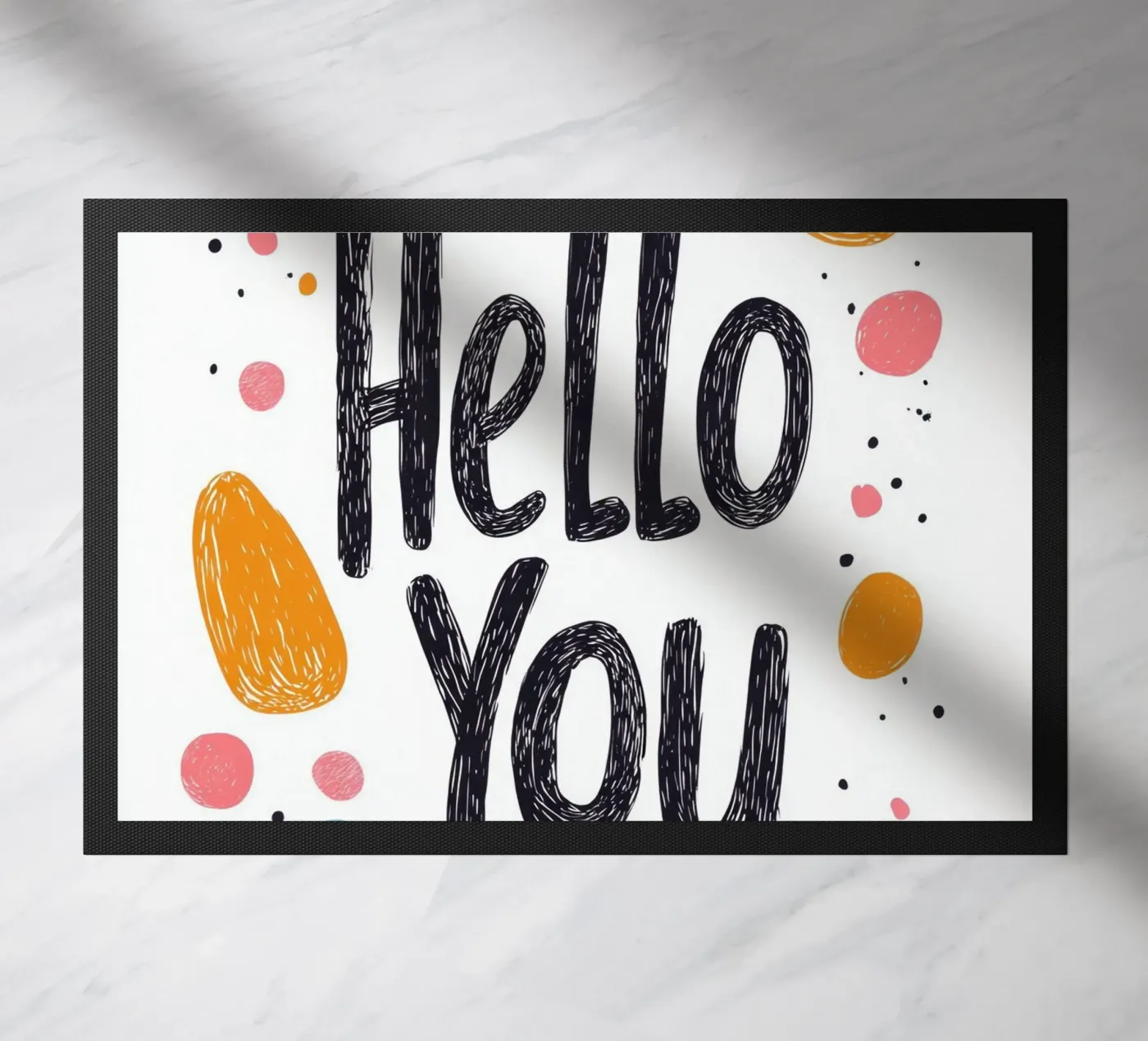 Hello You - 2 doormat by Art Typo Essentiel