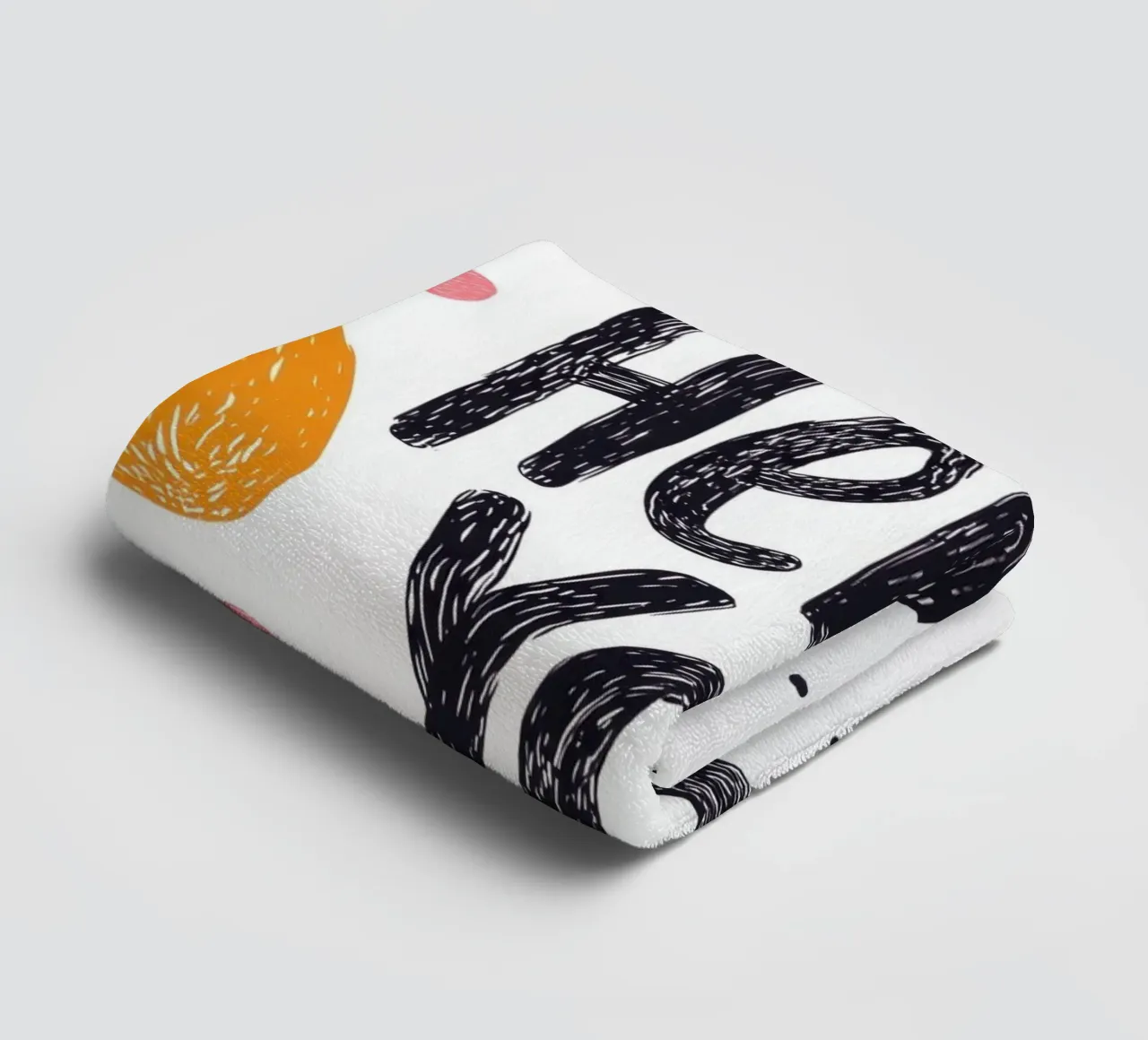 Hello You - 2 asciugamano da bagno da Art Typo Essentiel