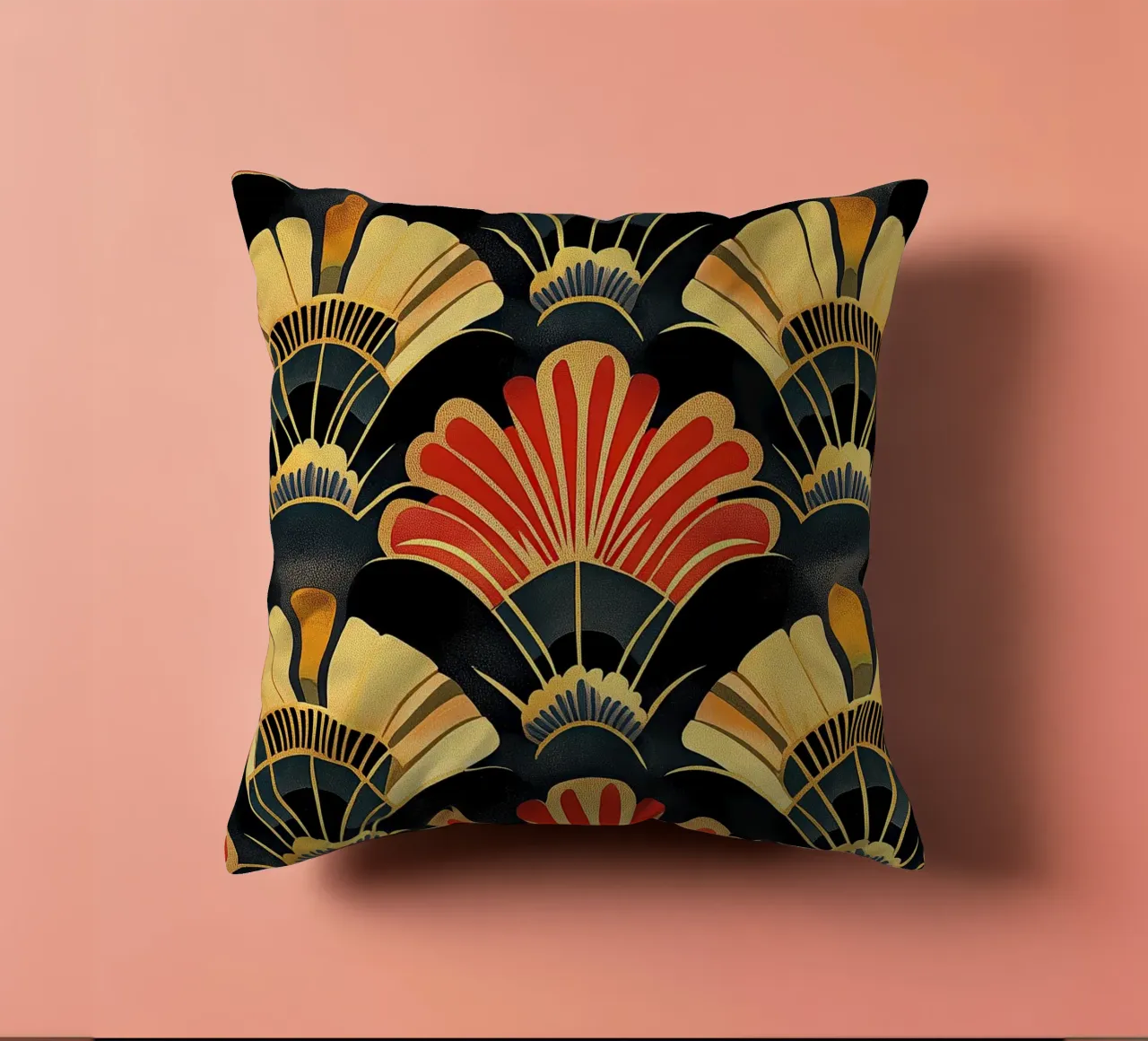 Art Deco "The Gilded Frame" cuscino da Golden Era