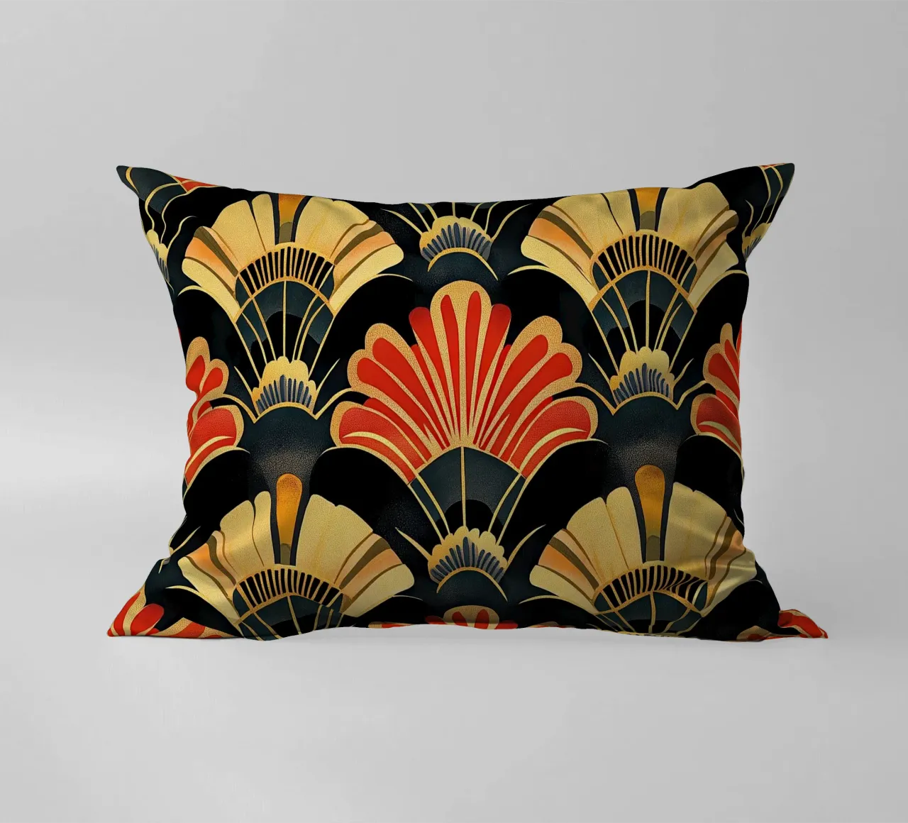 Art Deco "The Gilded Frame" cuscino da Golden Era