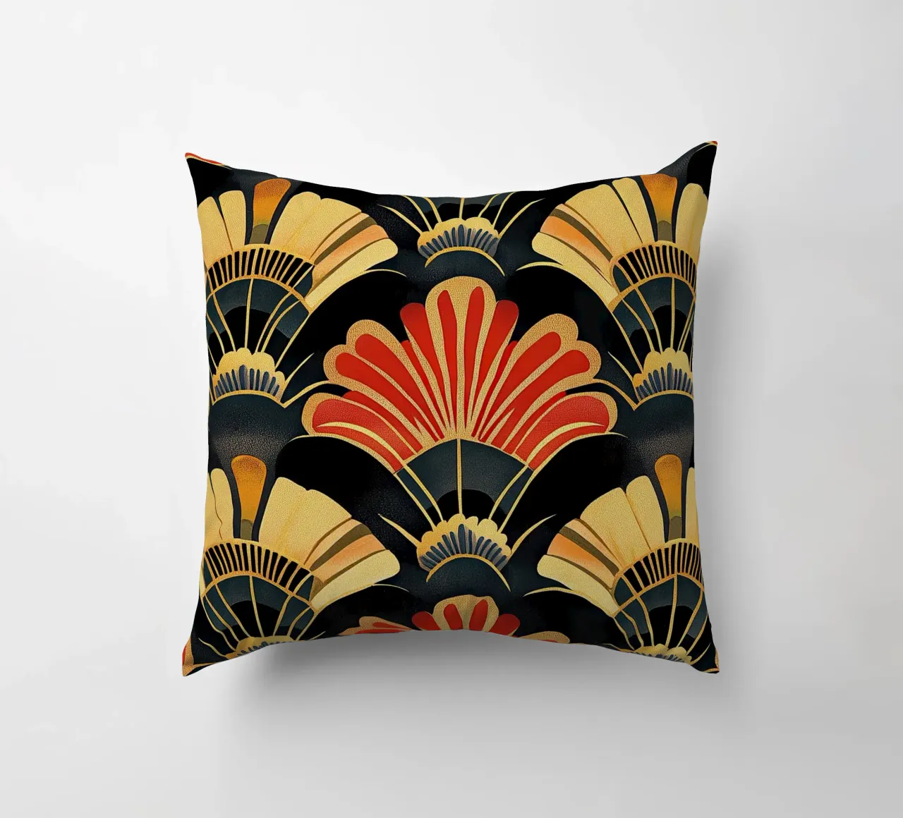 Art Deco "The Gilded Frame" cuscino da Golden Era
