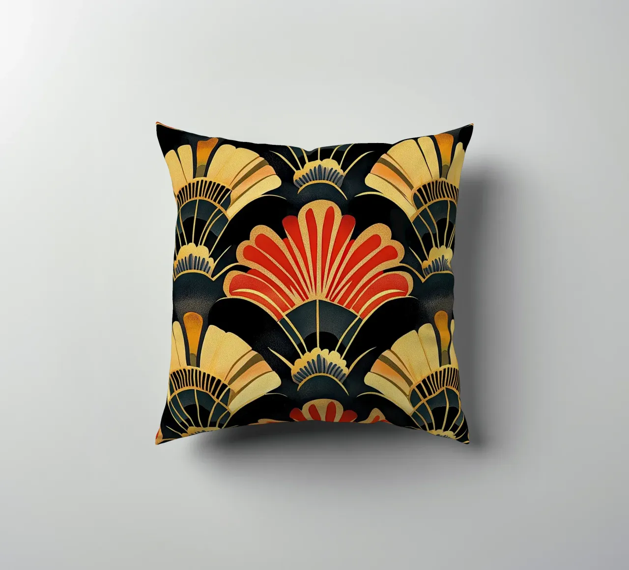 Art Deco "The Gilded Frame" cuscino da Golden Era