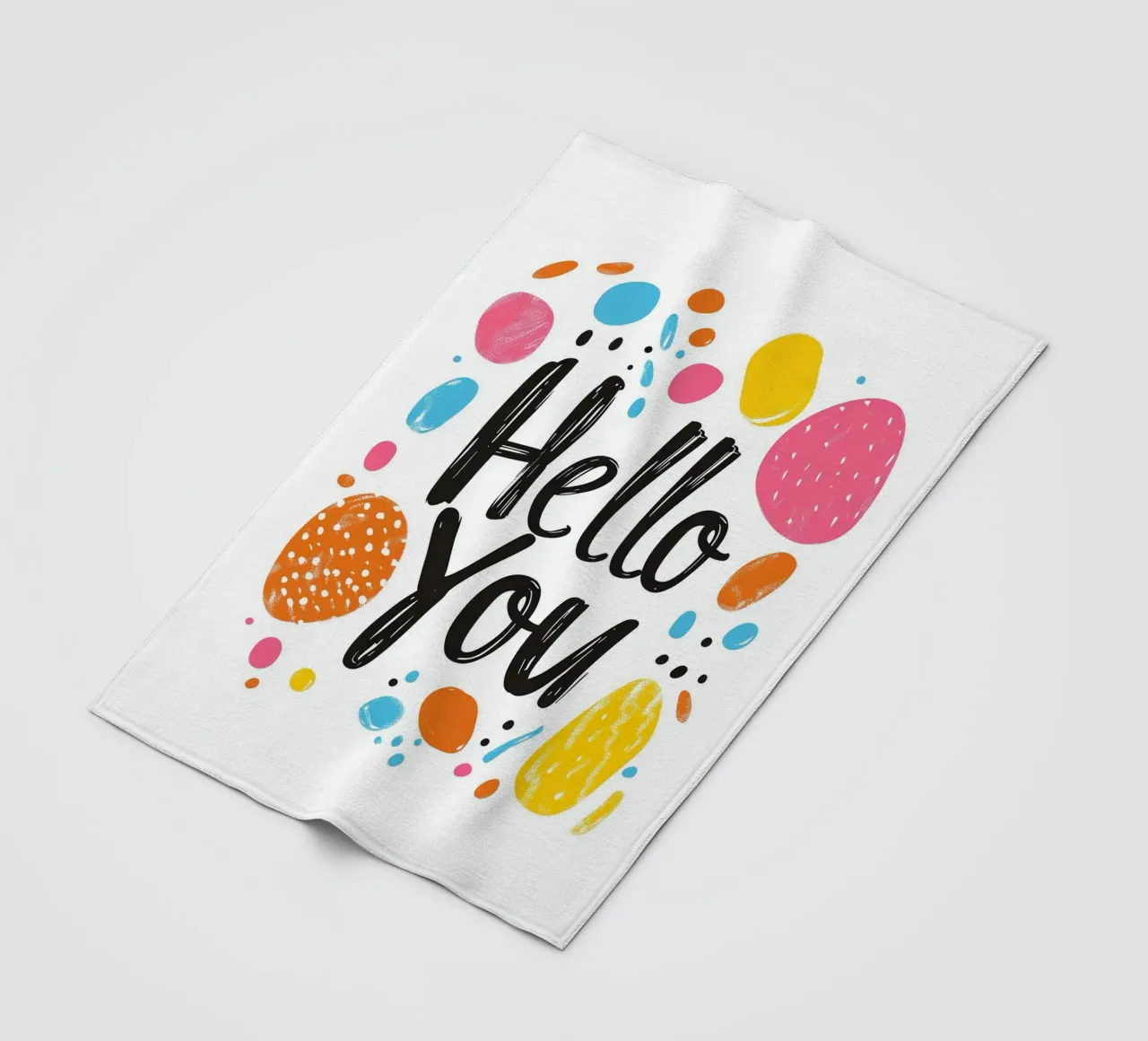 Hello You - 3 coperta in pile da Art Typo Essentiel