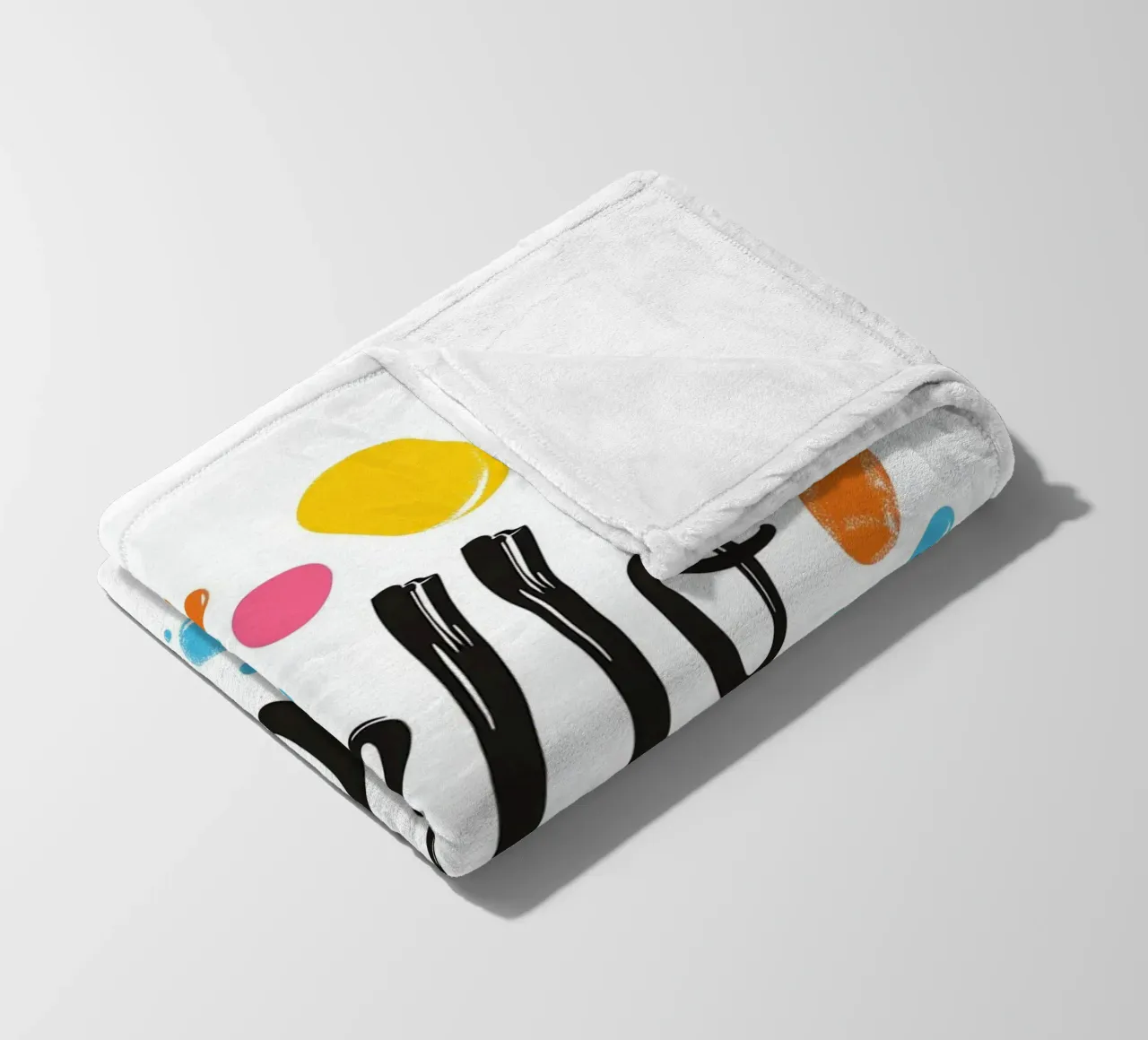 Hello You - 3 coperta in pile da Art Typo Essentiel